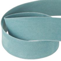Itens Fita de veludo azul para joias fita azul claro 25mm 7m