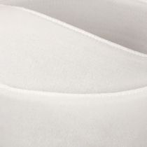 Itens Fita de veludo, fita para presentes, fita decorativa, veludo branco, 20 mm de largura, 10 m de comprimento