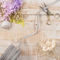 Itens Fita de veludo, fita decorativa em rolo para decorações criativas, 10 mm de largura, 20 m de comprimento.