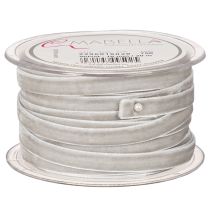 Itens Fita de veludo, fita decorativa em rolo para decorações criativas, 10 mm de largura, 20 m de comprimento.