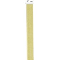 Itens Fita de veludo decorativa para arranjos florais e projetos criativos, 10 mm x 20 m
