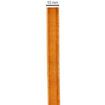 Itens Fita de veludo decorativa para decoração, em rolo, 10 mm de largura, 20 m de comprimento.