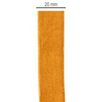 Itens Fita de veludo, fita decorativa para artesanato e embalagens, 20 mm, 10 m