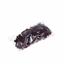 Itens Decoração dispersa estrelas flocadas estrelas de veludo baga roxa 4/5cm 40 un