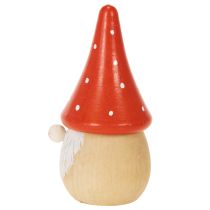 Itens Miniaturas de Gnomo Decorativas com Amanita Muscaria para Mesa, 10cm, 6 peças