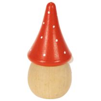 Itens Miniaturas de Gnomo Decorativas com Amanita Muscaria para Mesa, 10cm, 6 peças