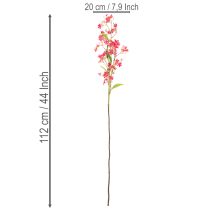Itens Ramo artificial florido de orquídea Oncidium, 112 cm, 3 peças
