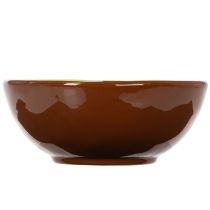 Itens Tigela de servir em cerâmica, com estampa de kiwi. Ideal para mesas de jantar e buffets elegantes. 15 cm