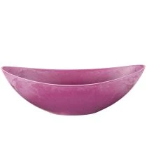 Itens Tigela de plástico rosa, 39 cm x 13 cm, 13 cm de altura.