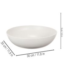 Itens Tigela redonda grande, tigela decorativa versátil, 30 cm