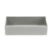 Itens Tigela quadrada cinza 20cm x 10,5cm H5cm