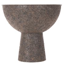 Itens Vaso redondo com suporte, modelo moderno, 25 cm