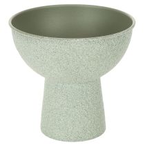 Itens Vaso redondo moderno com base alta, 18 cm