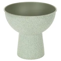 Itens Vaso redondo moderno com base alta, 18 cm