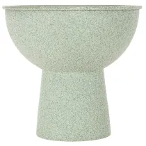 Itens Vaso redondo moderno com base alta, 18 cm