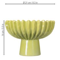 Itens Tigela de cerâmica, design elegante para decoração de mesa e acessório doméstico com estilo, 21 cm