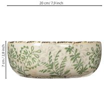 Itens Tigela em estilo rústico com padrão único, 20 cm