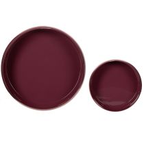 Itens Conjunto de tigelas decorativas, com design moderno e versátil para a sala de estar, 21 cm, 1 conjunto.