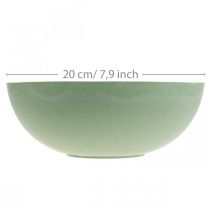 Itens Tigela decorativa verde pastel decoração de mesa de plástico primavera Ø20cm
