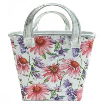 Itens Jardineira primavera flor caixa decoração de metal 20×12.5×10cm