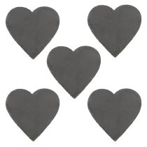 Itens Decoração em ardósia em formato de coração para uma decoração de mesa elegante e ideias criativas.