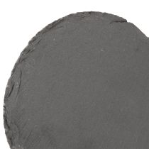 Itens Prato decorativo de ardósia coração de ardósia 20cm 1 peça