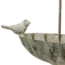 Tela de banho de pássaro para pendurar Antique 20cm