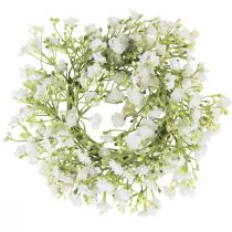 Guirlanda Gypsophila Pequena Coroa de Flores Artificiais Ø18cm