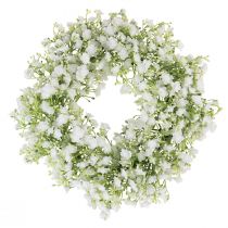 Itens Guirlanda Gypsophila guirlanda de flores brancas casamento Ø30cm