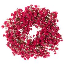 Itens Guirlanda de flores artificiais, decoração com gipsofila, 30 cm