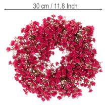 Itens Guirlanda de flores artificiais, decoração com gipsofila, 30 cm