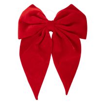 Itens Laço decorativo vermelho, laço grande de veludo para janela ou porta, 50 cm