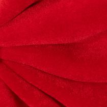 Itens Laço decorativo vermelho, laço grande de veludo para janela ou porta, 50 cm