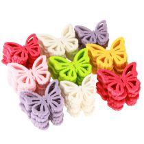 Itens Borboletas de feltro coloridas – Borboletas decorativas de primavera 6 cores 4cm 72 unidades