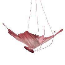 Itens Borboleta decorativa grande para pendurar, elegante decoração de parede, 50 cm, 2 peças.