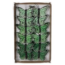 Itens Decoração de borboletas, enfeite delicado para ambientes internos e externos, 7 cm, 12 peças