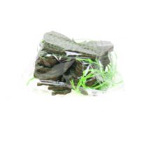 Itens Cabide decorativo borboleta verde glitter 8cm 12 un