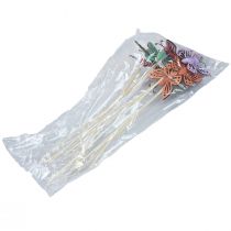 Itens Decoração de primavera plugues de flores decoração de madeira borboletas 6 × 8 cm 10 unidades