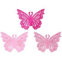 Itens Elementos decorativos em forma de borboleta para arranjos de mesa e vasos com tema de primavera, 4 cm, 72 peças