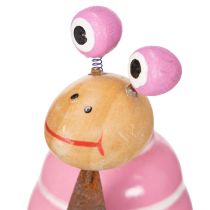 Itens Conjunto de 4 estatuetas de caracol com um design divertido, uma charmosa decoração de primavera, 9 cm.