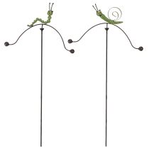 Itens Caracol Lagarta Sino de Vento Jardim Estaca Metal H67cm 2 peças