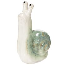 Itens Caracol decorativo de cerâmica para ambientes elegantes e para decorar mesas com charme, 16 cm