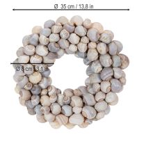 Itens Guirlanda de caracol para pendurar, guirlanda decorativa, estilo marítimo, Nathai, Ø35cm