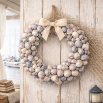 Itens Guirlanda de caracol para pendurar, guirlanda decorativa, estilo marítimo, Nathai, Ø35cm