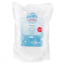 Itens Decoração de neve polvilhe decoração flocos de neve de inverno brancos 2,5l