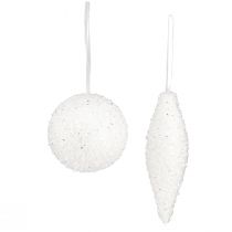 Itens Decoração de neve Decorações de Natal bolas cones Ø4/8cm 18 un
