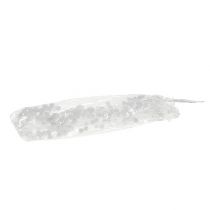 Itens Guirlanda de bola de neve L75cm branca