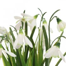 Snowdrop artificial, flor artificial snowdrop 25cm