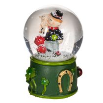 Itens Globo de neve da sorte com figura de limpador de chaminés, 4 cm, 3 peças