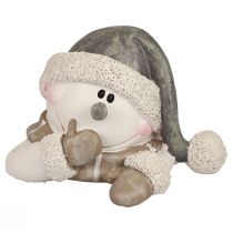 Itens Decoração de boneco de neve Decoração de Natal de inverno 18,5×13,5×11cm